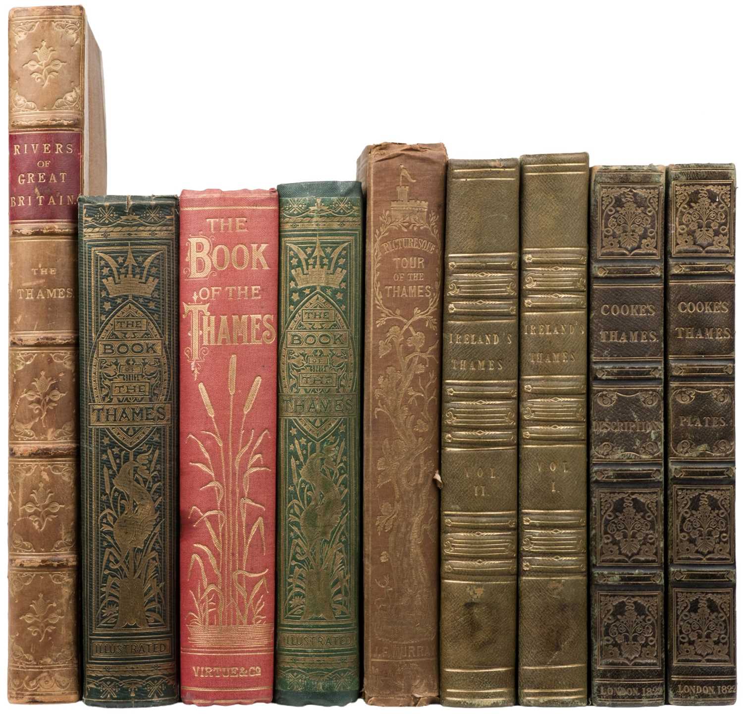 Lot 43 - Ireland (Samuel). Picturesque Views on the River Thames, 2 volumes, 1801-02