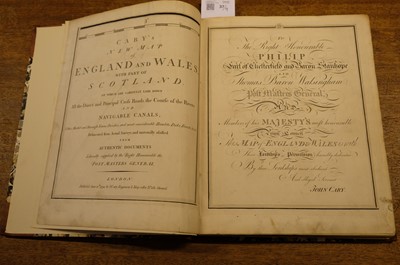 Lot 37 - Cary (John). Cary's New Map of England and Wales ..., 1794