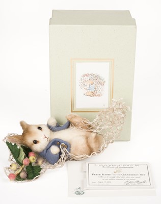 Lot 506 - R. John Wright. Peter Rabbit in the Gooseberry Net, 2006