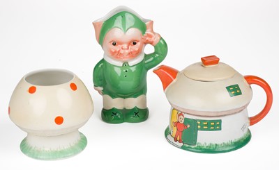 Lot 365 - Attwell (Mabel Lucie). Boo Boo Tea Set, Shelley Potteries, 1926