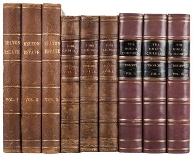 Lot 405 - Trollope (Anthony). The Belton Estate, 3 volumes, 1st edition in book form, 1866 + 8 others