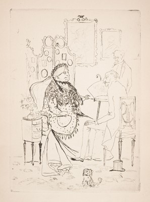 Lot 703 - Jullian (Philippe). XV Portraits d'après l'oeuvre de Marcel Proust..., 1965