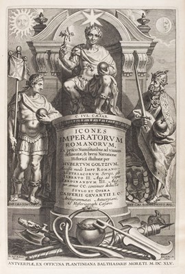 Lot 227 - Goltzius (Hubert). Icones Imperatorum Romanorum, ex priscis Numismatibus..., 1645