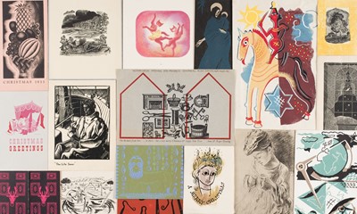 Lot 626 - Mansbridge (John, 1901–1981). 3 Greetings cards