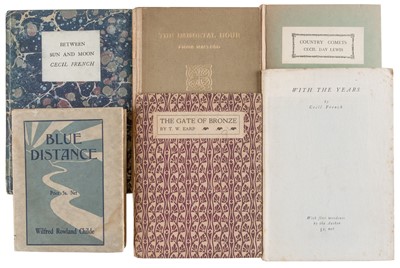 Lot 723 - French (Cecil). Between Sun and Moon, Poems and Wood-Cuts by Cecil French, 1922..., and others