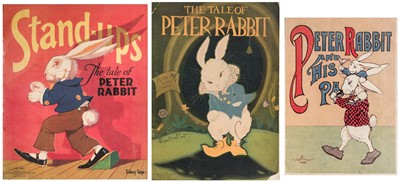 Lot 461 - Sage (Sidney). Stand-ups, The Tale of Peter Rabbit, New York: The Saalfield Publishing Co., 1934