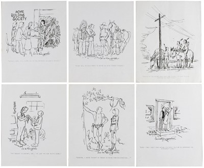 Lot 648 - Nougerede (Alan de la, 1932-). A collection of approximately 200 original cartoons, pen and ink