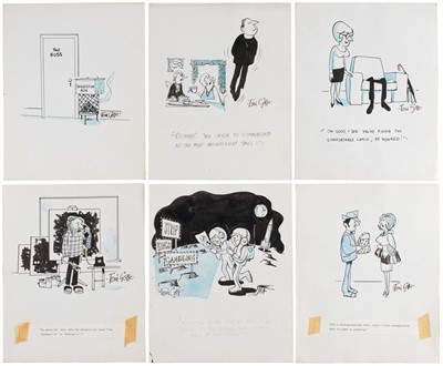 Lot 651 - Toni Goffe. A collection of approximately 360 original cartoons, circa 1970