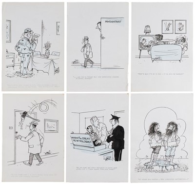 Lot 642 - Dorrien (1998). A collection of approximately 400 original cartoons, circa 1970-80, pen and ink