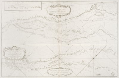 Lot 101 - Canada. Bellin (J.N.), Partie du Cours du Fleuve de Saint Laurent..., Paris: 1761