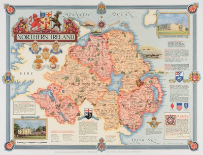 Lot 103 - Clegg (Ernest). Nine County and Regional Maps, 1945 - 47