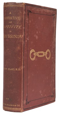 Lot 6 - Blank (Henry). A Narrative of Captivity in Abyssinia..., 1st edition...., 1868