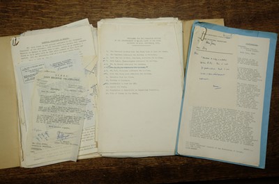 Lot 316 - Malayan Politics. The Malayan Emergency Political Papers of the journalist Alex Josey, c. 1950-53