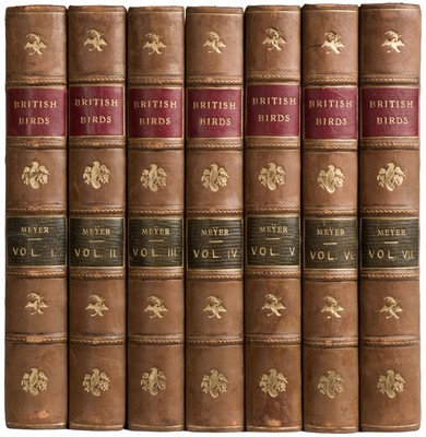 Lot 51 - Meyer (Henry Leonard). Coloured Illustrations of British Birds, 7 vols, 1842-50