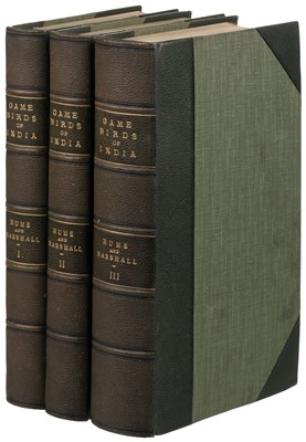 Lot 76 - Hume (Allan & Marshall, Charles). The Game Birds of India, Burmah, and Ceylon, 3 vols., [1879-81]