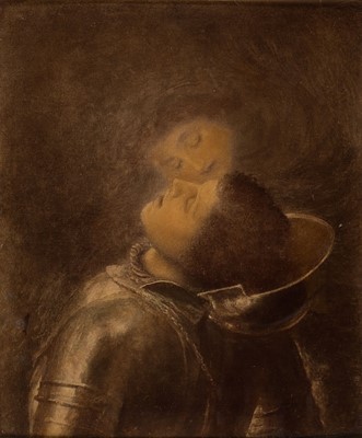 Lot 314 - Hollyer (Frederick, 1837-1933) after George Frederic Watts. The Happy Warrior, c. 1900s