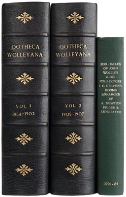 Lot 66 - Wolley (John). Ootheca Wolleyana, 2 volumes, 1st edition, 1864-1907