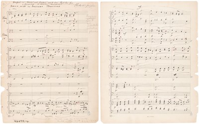 Lot 282 - Griffes (Charles). Autograph Manuscript Score for Overture to Hänsel und Gretel, c. 1910