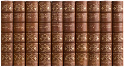 Lot 425 - Austen (Jane). The Novels of Jane Austen, 10 vols, Winchester Edition, Edinburgh: John Grant, 1905