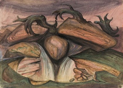 Lot 186 - Renton (Michael, 1934-2001). Waterfall & Angel, circa 1964