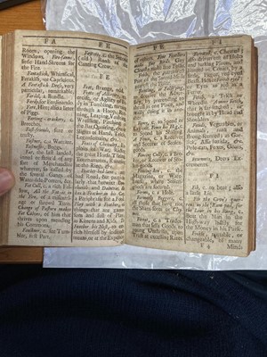 Lot 236 - English Slang. New dictionary of the terms ancient and modern of the canting crew, 1699