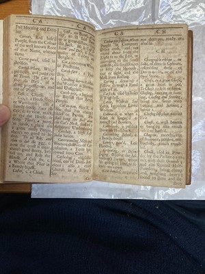 Lot 236 - English Slang. New dictionary of the terms ancient and modern of the canting crew, 1699