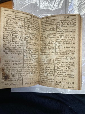 Lot 236 - English Slang. New dictionary of the terms ancient and modern of the canting crew, 1699