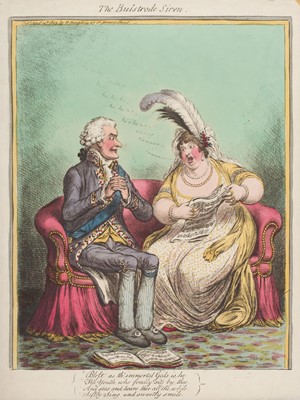 Lot 164 - Caricatures. A collection of six caricatures, 19th century