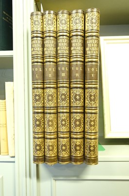 Lot 44 - Gould (John). The Birds of Great Britain, 5 volumes, 1st edition, 1862-73