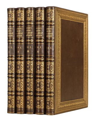 Lot 44 - Gould (John). The Birds of Great Britain, 5 volumes, 1st edition, 1862-73