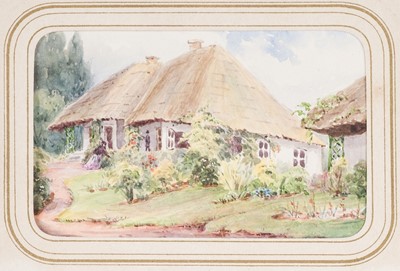 Lot 22 - India. Album of 17 fine watercolour views of the Nilgiri Hills, India, 1860s-1880s