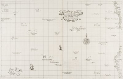Lot 94 - Atlantic Ocean. Dudley (Robert). Carta Particolare del Mare di Ethiopia..., circa 1646