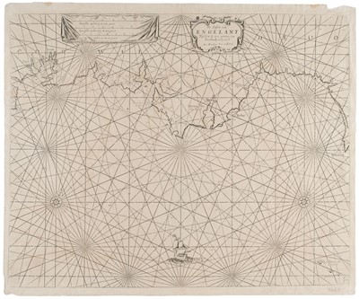 Lot 141 - Sea Charts. Lootsman (Caspar, aka A.T. Jacobsz), De Custen van Engelant..., Amsterdam, circa 1644