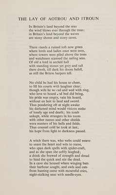 Lot 451 - Tolkien (J. R. R.) The Lay of Aotrou and Itroun, Welsh Review, 1945
