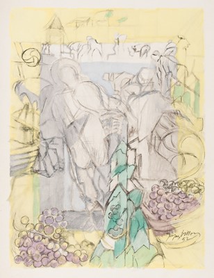 Lot 341 - Duhamel (Georges, Max Jacob et al). Vins Fleurs et Flammes, 1953