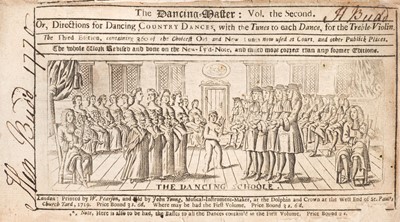 Lot 273 - Playford (William). The Dancing-Master..., 1719..., and others