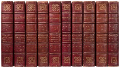 Lot 255 - Shakespeare (William). The Plays of William Shakspeare..., 1803