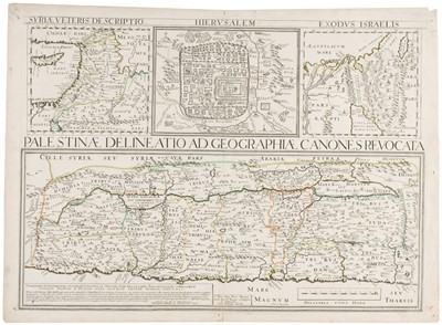 Lot 112 - Holy Land. Briet (Philippe), Palestinae Delineatio ad Geographiae...., Paris, circa 1641