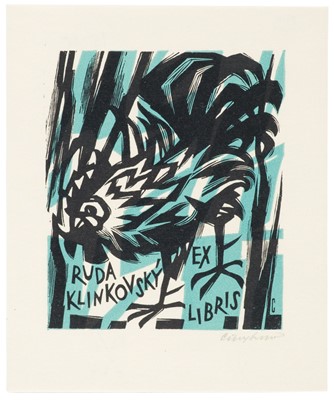 Lot 376 - Czech Bookplates. Collection of approximately 500 bookplates, late 19th-early 20th century