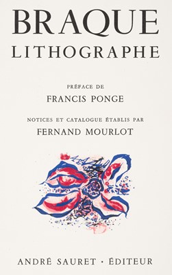 Lot 366 - Sauret (André, Editor). Braque Lithographe, notices et catalogue établis par Fernand Mourlot, 1963