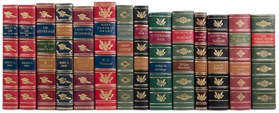 Lot 426 - Bindings - American history & politics. 14 vols. relating to American history, 20th-c. publications