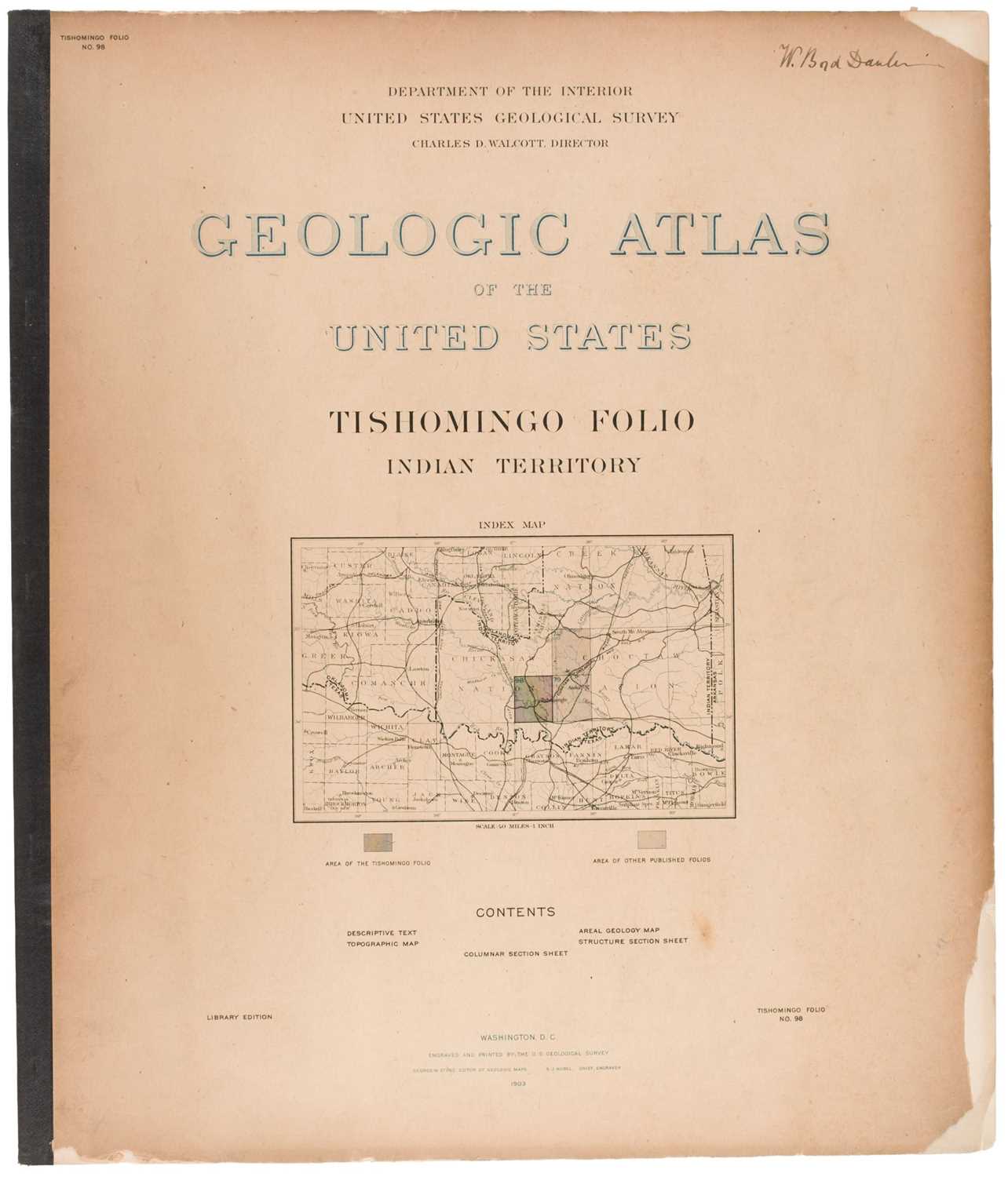 Lot 87 - Walcott. Geologic Atlas of the United States, 227 volumes, Washington: U.S. Geological Survey, 1894