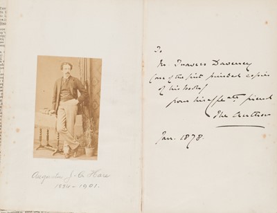 Lot 313 - Hare (Augustus John Cuthbert, 1834-1903). Walks in London, 2 volumes, 1st edition, 1878