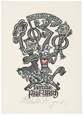 Lot 412 - German & Austrian. A collection of 117 ex libris by various German and Austrian artists