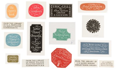 Lot 374 - British Bookplates. Collection of approximately 300 bookplates, many by Reynolds Stone, Leo Wyatt