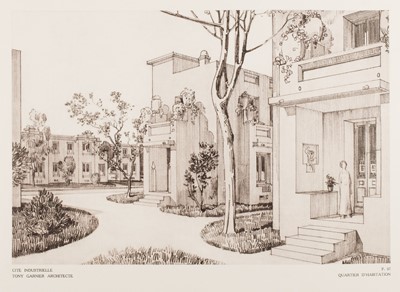 Lot 344 - Garnier (Tony). Une Cite Industrielle, 2 vols, 2nd edition, 1932