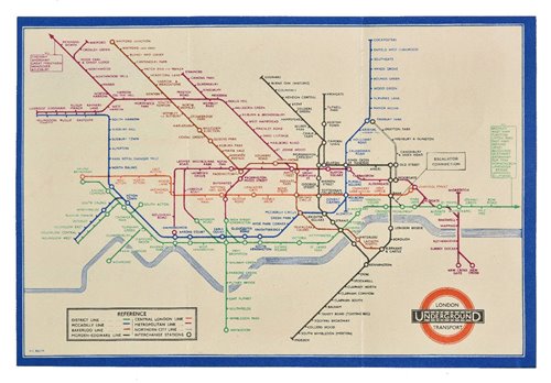 Lot 160 - Underground map.