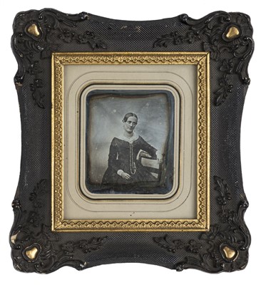 Lot 312 - Pair of sixth-plate daguerreotypes