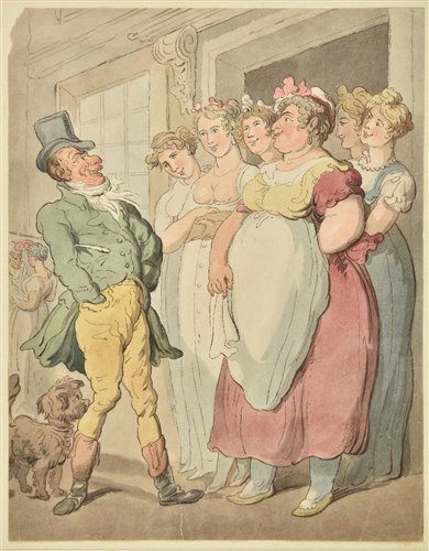 Lot 78 - Attributed to Thomas Rowlandson (1756-1827).