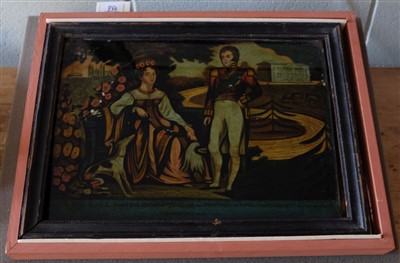 Lot 235 - Glass Painting.